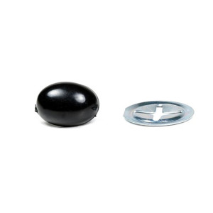 Nos Plastikowy Owalny Czarny 10x14 Mm