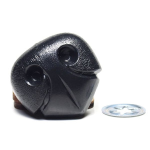 Nos Plastikowy Czarny Duży Pies 30x33 Mm