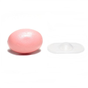 Nos Plastikowy Owalny Blady Róż 22x31 Mm