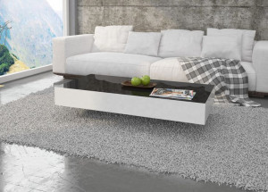 Stolik Pixel 120cm czarno-biały wysoki połysk