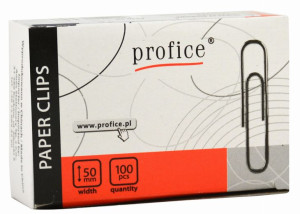 PROFICE Spinacze biurowe okrągłe 50 mm 100 szt