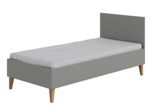 Łóżko dziecięce 180x80 KUBI szare
