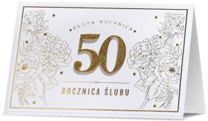 Kartka z okazji 50 Rocznicy Ślubu HM 2090