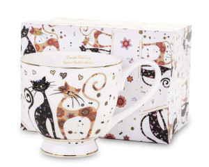 Filiżanka porcelana kolor wielokolorowa wys 10cm