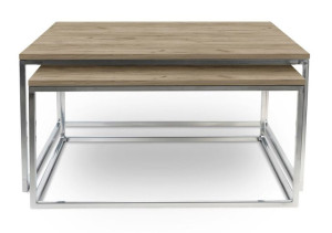 Zestaw stolików Glamour Grey Craft Oak