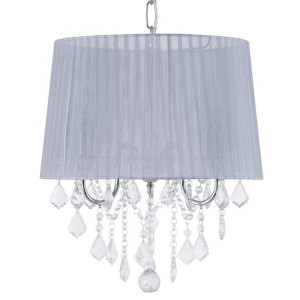 Lampa wisząca jasnoszara EVANS