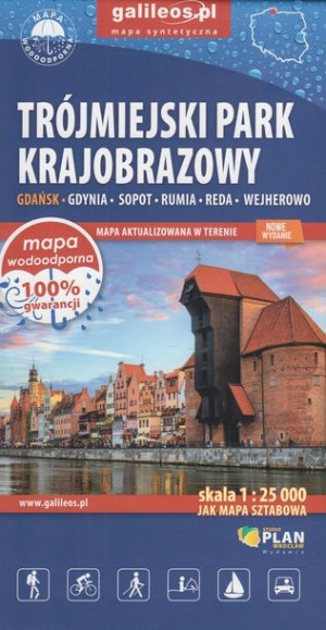 Trójmiejski Park Krajobrazowy Mapa Plan 2021