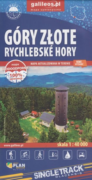 Góy Złote Mapa Wodoodporna 1:40 000 Plan 2021