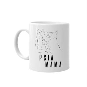 Psia mama kubek prezent dla psiarza miłośnika psów