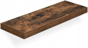 Półka Na Ścianę Rustykalny Brąz 60 Cm Loft