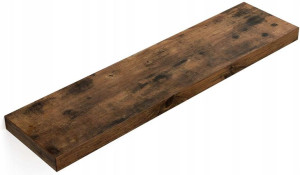 Półka Na Ścianę Rustykalny Brąz 80 Cm Loft