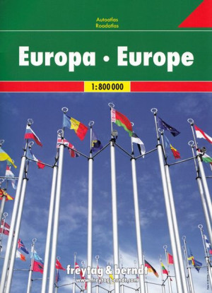 EUROPA atlas samochodowy 1:800 000 F&B