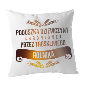 Poduszka dziewczyny rolnika prezent dla dziewczyny rolnik
