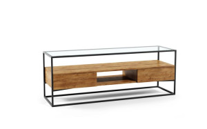 Szafka RTV stolik loft industrial metal szkło