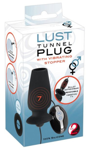 Lust Tunnel Tunelowy Korek analny z Wibracją