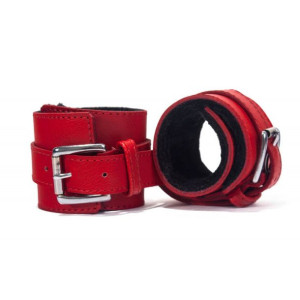 Kajdanki, mankiety HAND CUFFS GRAIN LEATHER