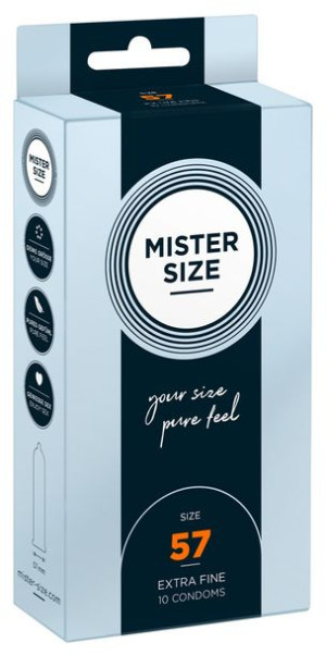 Prezerwatywy Mister Size 57 mm (10 szt)