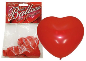 Balony serduszka 6 szt.