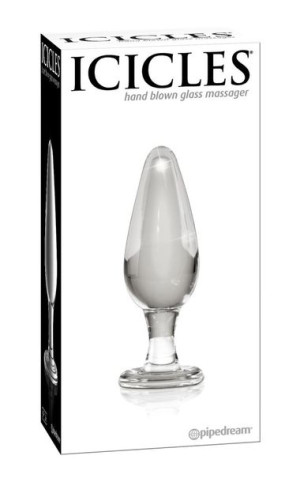 Icicles No. 26 Szklany korek analny