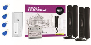 Zestaw domofon dwurodzinny RFID MIWI URMET 6025/442/RF-N