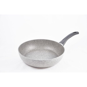 Głęboka patelnia granitowa indukcyjna 24 cm