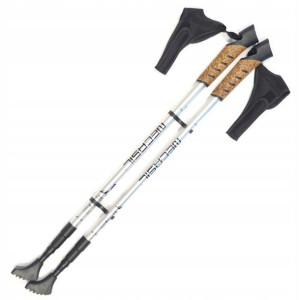 Kijki do nordic walking - srebrne