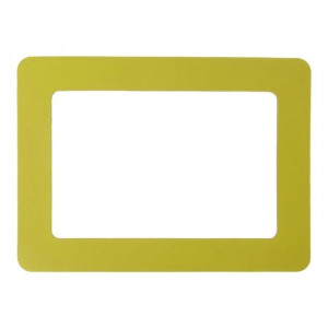 Magnetyczna ramka samoprzylepna 12.3x8.1cm ŻÓŁTA
