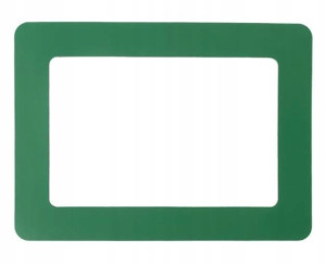 Magnetyczna ramka samoprzylepna 19.0x23.8 ZIELONA