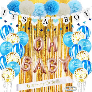 Balony i rekwizytów na Baby Shower- IT'S A BOY!