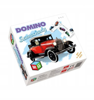 Gra rodzinna Domino - Samochody w starym stylu