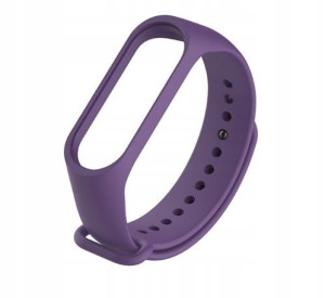 Silikonowy pasek do Xiaomi Mi Band 4 Fiolet