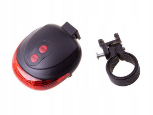 Tylna Lampa Rowerowa Led Laserowa Na Rower Lampka