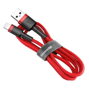 Kabel 2.4A 1M USB iPhone Lightning  Baseus Cafule CALKLF-B09 Szybkie Ładowa