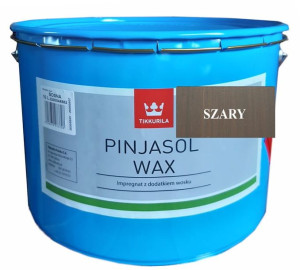 Impregnat Tikkurila Pinjasol Wax z woskiem do drewna - SZARY; 10L