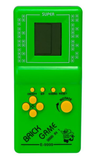 Gra Gierka Eletroniczna Tetris 9999in1 Zielona