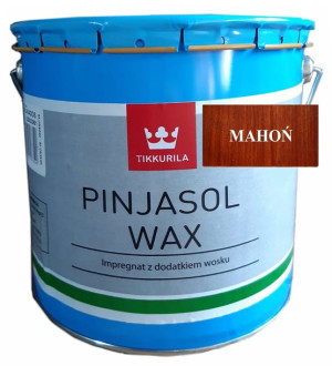 Impregnat Tikkurila Pinjasol Wax z woskiem do drewna - MAHOŃ; 3L