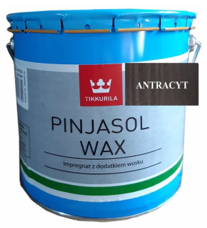 Impregnat Tikkurila Pinjasol Wax z woskiem do drewna - ANTRACYT; 3L