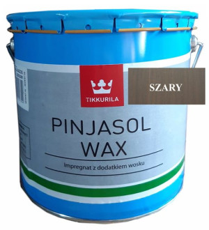 Impregnat Tikkurila Pinjasol Wax z woskiem do drewna - SZARY; 3L
