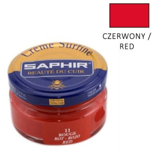 Saphir BDC Creme Pommadier Red Krem do skóry nr 11 Czerwony, 50 ml