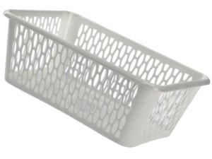 Koszyk Molly plastikowy 30 , 20 , 11 cm, szary