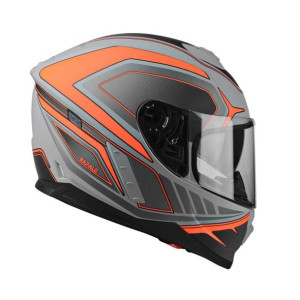Kask Lazer Rafale Hexa Titanium/red Szary Gratisy