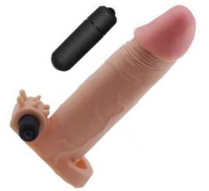 Nakładka na Penisa +5CM STYM ŁECHTACZKI Wibrator
