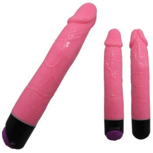 Dildo Wibrator Różowy Penis 23 Cm Sex Masażer