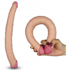 Podwójne dwustronne dildo SOLO dla par 36cm penis