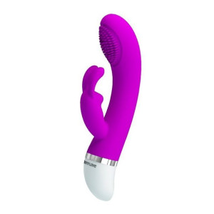 Ero Nasażer Dildo Z Wypustkami Króliczek Wibrator