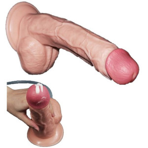 Tryskające DILDO Realistyczny Penis 25cm