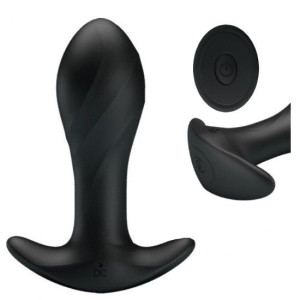 Dildo Analne Wibrator Analny 10cm 12 funkcji Czarny