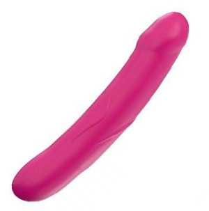 Dwustronne Dildo Penis 22 Cm Waginalno Analny Magenta