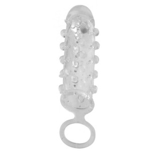 Nakładka Na Penisa Uciskowa 18,5 Cm Dłuższy Sex