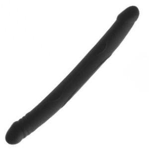 Dwustronne Dildo Maxi Penis 42cm Waginalno Analny Black
